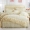 Hàn Quốc công chúa ren giường bông gia đình phong cách váy bedspread của bốn bộ bốn mảnh của bộ chăn ấm dày - Bộ đồ giường bốn mảnh