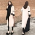 Chống mùa giải phóng mặt bằng 2018 mùa thu và mùa đông mới của Hàn Quốc phiên bản của lỏng áo khoác mỏng thời trang áo len dài nữ triều couple tx áo khoác nữ Trung bình và dài Coat