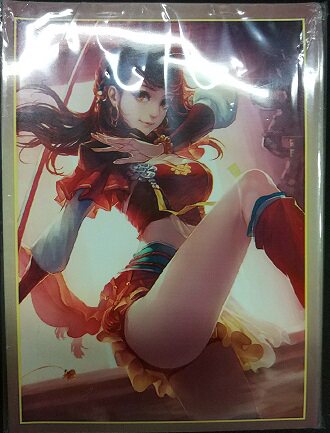 三国杀tcg 阵面对决 官方正版 鲍三娘卡套 牌套 比赛奖品 现货