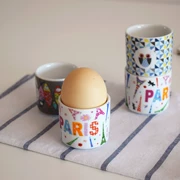 Sáng tạo gốm 40ml rượu thủy tinh rượu vang phim hoạt hình khay trứng cốc trứng giá trứng