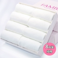 8 đôi vớ cotton của cháu gái Philippines trong vớ nữ vớ cotton bốn mùa vớ trắng khử mùi mùa thu shop tất nữ đẹp