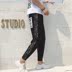 Harajuku thể thao mùa hè quần của nam giới Hàn Quốc phiên bản của bàn chân nhỏ quần âu quần Mỏng quần hoang dã xu hướng bf gió nam quần Quần mỏng
