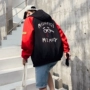 Mùa hè mỏng người đàn ông giản dị của áo khoác Hàn Quốc phiên bản của lỏng trùm đầu áo khoác quần áo xu hướng vài bf gió mặt trời quần áo bảo hộ áo khoác hoodie nam
