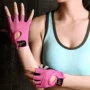 Găng tay tập thể dục nữ non-slip chịu mài mòn hollow nửa chăm sóc ngón tay palm cổ tay đào tạo thiết bị yoga tập thể dục thể thao găng tay nam găng tay làm bánh