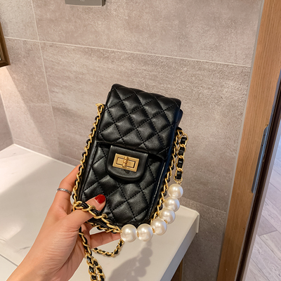 taobao agent Chain, shoulder bag, one-shoulder bag, small small bag, mobile phone, Chanel style, chain bag, 2023 collection
