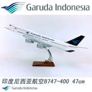 Mô hình máy bay nhựa 47cm Hãng hàng không Indonesia B747-400 mô phỏng máy bay chở khách tĩnh mô hình Indonesia