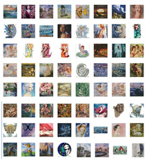 Вышивка крестиком Хэ перерисовывает цвет рисования