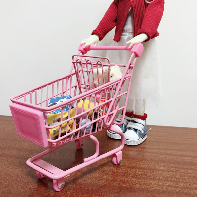 taobao agent 6 -point BJD cloth Blythe Azone baby uses a mini supermarket shopping cart, cart, to take pictures with EXO doll