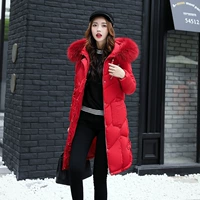 Модная длинная зимняя куртка, пуховик, в корейском стиле, большой размер, увеличенная толщина