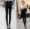 Đặc biệt phiên bản Hàn Quốc mỏng của mùa thu và mùa đông chất béo mm cộng với nhung cao eo thon cao mặc bụng nữ cỡ lớn quần đen chân đế quần áo thể thao nữ