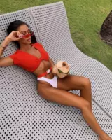 2019Women áo tắm Bộ đồ bơi bikini bikini gợi cảm 2 - Bikinis đồ bơi kín