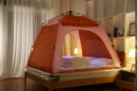 Автоматическая ветрозащитная палатка для двоих для взрослых для принцессы в помещении, полностью автоматический
