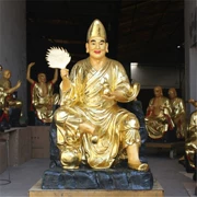 Jigong sống Phật đồ trang trí đồ đạc trong nhà phố Phong Thủy tượng Phật vật tư tôn giáo nhựa Jigong Phật tượng 1 meter 08 cao
