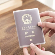 Chà trong suốt Hộ chiếu Trường hợp Hộ chiếu Clip ID Đặt Túi đựng hộ chiếu chống nước