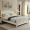 giường 1,5m 1.8m hiện đại đồ nội thất gỗ mộc mạc châu Âu phòng ngủ mục vụ hôn nhân giường thạc sĩ trẻ Mỹ với giường đôi - Giường