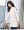 Người mẫu nữ siêu mỏng 2019 Người mẫu thời trang nén nhẹ siêu nhẹ Phụ nữ tự tu luyện trong phần dài của chiếc áo khoác mỏng thắt lưng - Xuống áo khoác