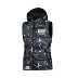 Lining Li Ning loạt cuộc sống xuống vest ấm trùm đầu thư dây kéo nữ xuống vest AMRM002 - Áo thể thao áo khoác yonex chính hãng Áo thể thao