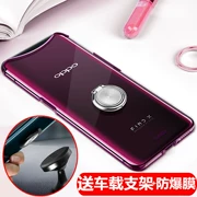 Oppofindx vỏ điện thoại di động bao gồm chống rơi oppo find x với ngón đeo nhẫn khóa khung xe nam và nữ mô hình - Nhẫn