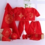 Bé nguồn cung cấp sơ sinh hộp quà tặng mùa hè phù hợp với quà tặng quần áo cotton mùa xuân và mùa hè trăng tròn bé sơ sinh đỏ set đồ sơ sinh cho bé gái