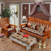 Mới sofa gỗ gụ đệm sofa gỗ đệm ghế gỗ rắn mat đơn đôi ba gói tùy chỉnh thực hiện
