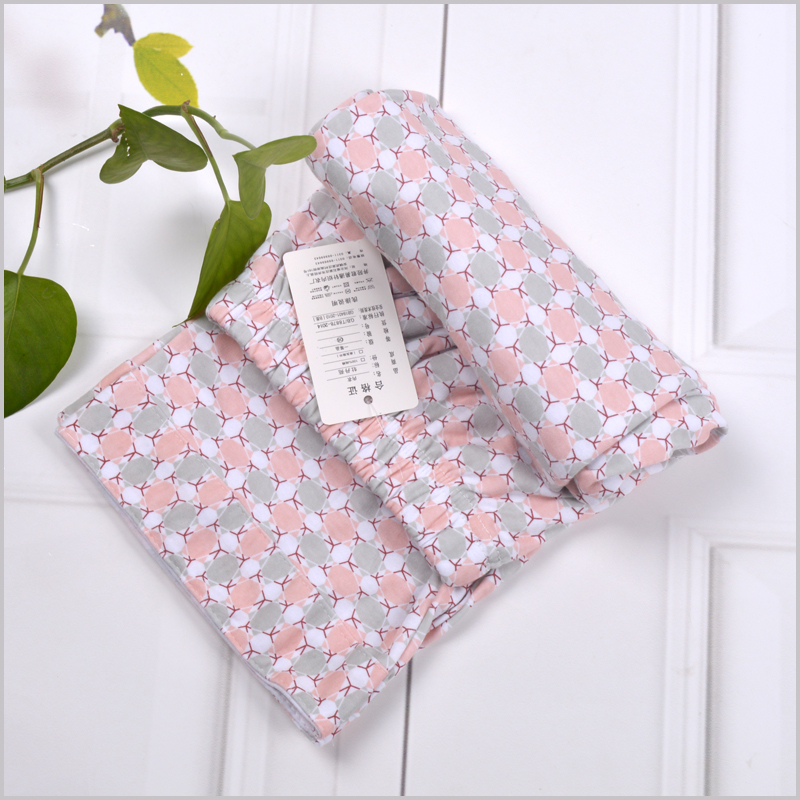 Glass Lattice PajamasPyjamas female trousers pure cotton Thin summer long Knitted pure cotton Broken flower thickening Cotton Home pants easy spring and autumn summer