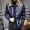 Áo khoác da trẻ trung mùa đông cộng với áo nhung nam dày áo khoác da kinh doanh bình thường 2018 áo khoác da mới thủy triều