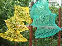 Thiết bị câu cá 2 lớp fishnet câu cá và lưới đánh cá ba vòng của cá chăm sóc lưới cá túi đựng cần câu cá