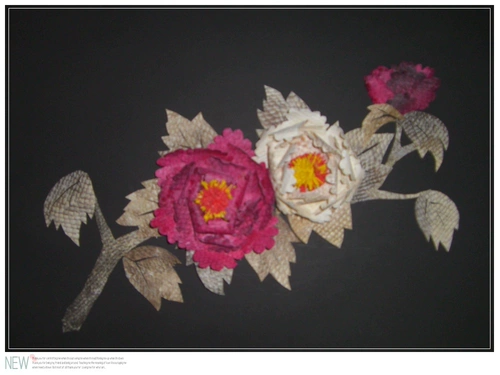 Живопись кожи рыб Huzhe [Bloom Chrysanthemum] с рамой
