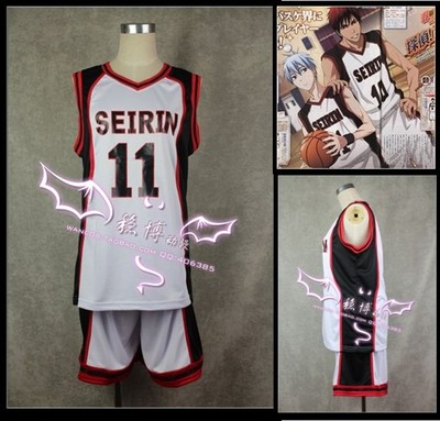 taobao agent 【Spot special offer】Kuroko's basketball Tetsuya Vulcan, Chengya college basketball uniform cosplay jersey