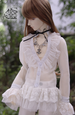 taobao agent M3 BJD baby clothing 4 points 3 points Uncle hot -selling sexy semi -transparent court style shirt strong uncle Zhuang uncle