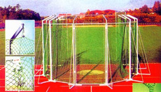 Метание диска 比赛型铁饼护笼田径场地辅助器材 铁饼护笼 链球护笼 大型设施