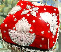 Синьцзян национальный характерный цветочный шляп uyghur hat stag