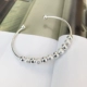 Hàn Quốc Nine Transit Pearl Silver Bell Tua Bracelet Vòng tay may mắn Phụ nữ Vòng tay khí chất hoang dã vòng tay cartier Vòng đeo tay Cuff