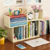 Простая книжная полка, современный книжный шкаф для школьников, настольная система хранения
