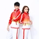 Trung Quốc mơ cặp đôi bộ đồ thể thao mua quần áo thể thao cỡ lớn thể thao vuông nhảy thể thao phù hợp với đồng phục nam nữ quần áo bộ thể thao nữ Thể thao sau