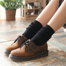 чулочно-носочные изделия 冬季女人新款保暖羊毛袜复古加长中筒堆堆袜秋冬女士百搭短靴袜子 OTHER