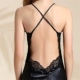 Mùa hè backless ren lụa gợi cảm đồ ngủ phụ nữ mùa hè váy ngủ nữ mùa hè sling cực kỳ cám dỗ đồ lót - Đêm đầm