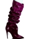 Silla cai trị chỉ cao ống nhăn của phụ nữ khởi động 10 cm tốt với mô hình hoang dã 2017 Giày ống