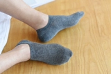 Мужские летние тонкие низкие дезодорированные невидимые носки, 5шт