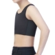 LES đẹp trai T chùm ngực slim vest ngắn đồ lót nữ mùa hè thoáng khí nửa chiều dài áo ngực nhựa ngực lớn nhỏ co lại ngực Siêu mỏng