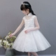 Cô gái sinh nhật váy công chúa trẻ em bé hoa cô gái chủ tiệc cưới trẻ em trang phục piano trắng mùa hè - Váy trẻ em