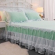 Hàn Quốc phiên bản của giường ren váy đơn mảnh công chúa giường trải giường đặt 1.8m1.5 mét dày nệm trượt bảo vệ bao gồm đặc biệt Váy Petti