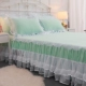 Hàn Quốc phiên bản của giường ren váy đơn mảnh công chúa giường trải giường đặt 1.8m1.5 mét dày nệm trượt bảo vệ bao gồm đặc biệt