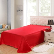 Đám cưới trải giường mùa hè mỏng giường đơn giản màu đỏ giường đơn giường hạn chế thời gian ưu đãi đặc biệt