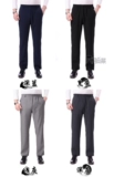 Летние тонкие штаны для мальчиков для отдыха, для среднего возраста, из хлопка и льна, эластичная талия, 40-50 лет