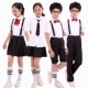 Tiểu học và trung học trẻ em của điệp khúc trang phục nam giới và phụ nữ trang phục chàng trai và cô gái chủ dress bib chiều dài