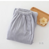 Японские демисезонные бархатные фланелевые утепленные штаны для влюбленных подходит для мужчин и женщин для отдыха, оверсайз