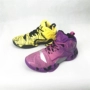 Xác thực Li Ning không kích 2 độc đoán màu tím Khử độc vàng da hấp thụ sốc mang giày bóng rổ ABAK035 giày thể thao nam