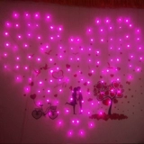 Украшение на день Святого Валентина в форме сердца, подвесной светильник, креативный макет