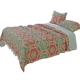 Khăn trải giường bằng vải bông ba mảnh châu Âu được bao phủ bởi lớp phủ cao cấp - Trải giường